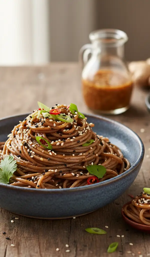 Cold Sesame Soba Noodles — Rice recipe