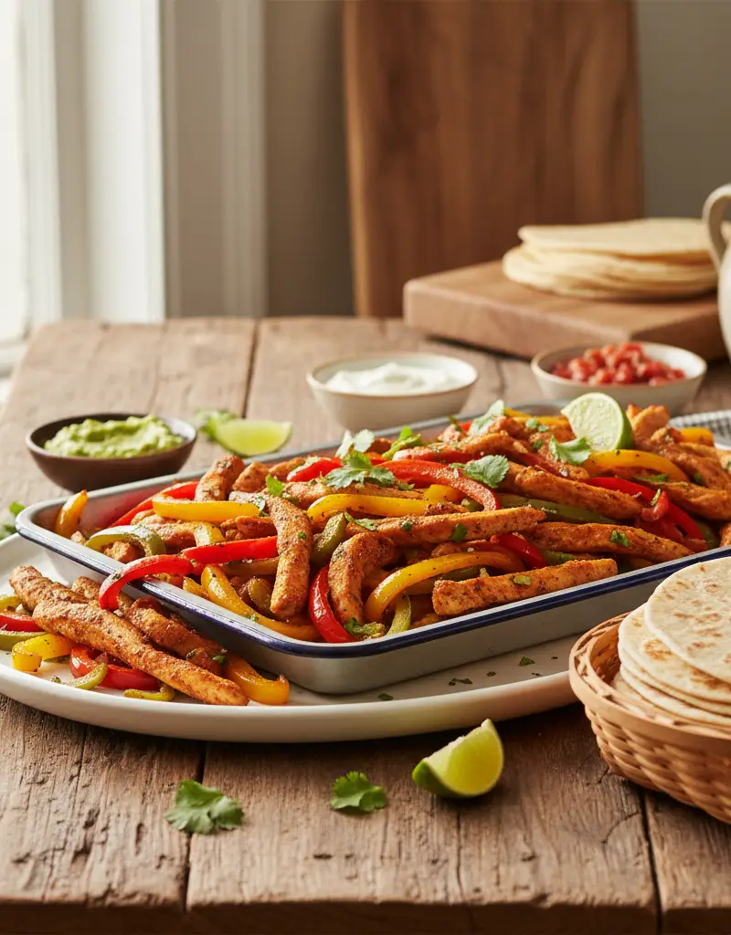 Sheet Pan Chicken Fajitas