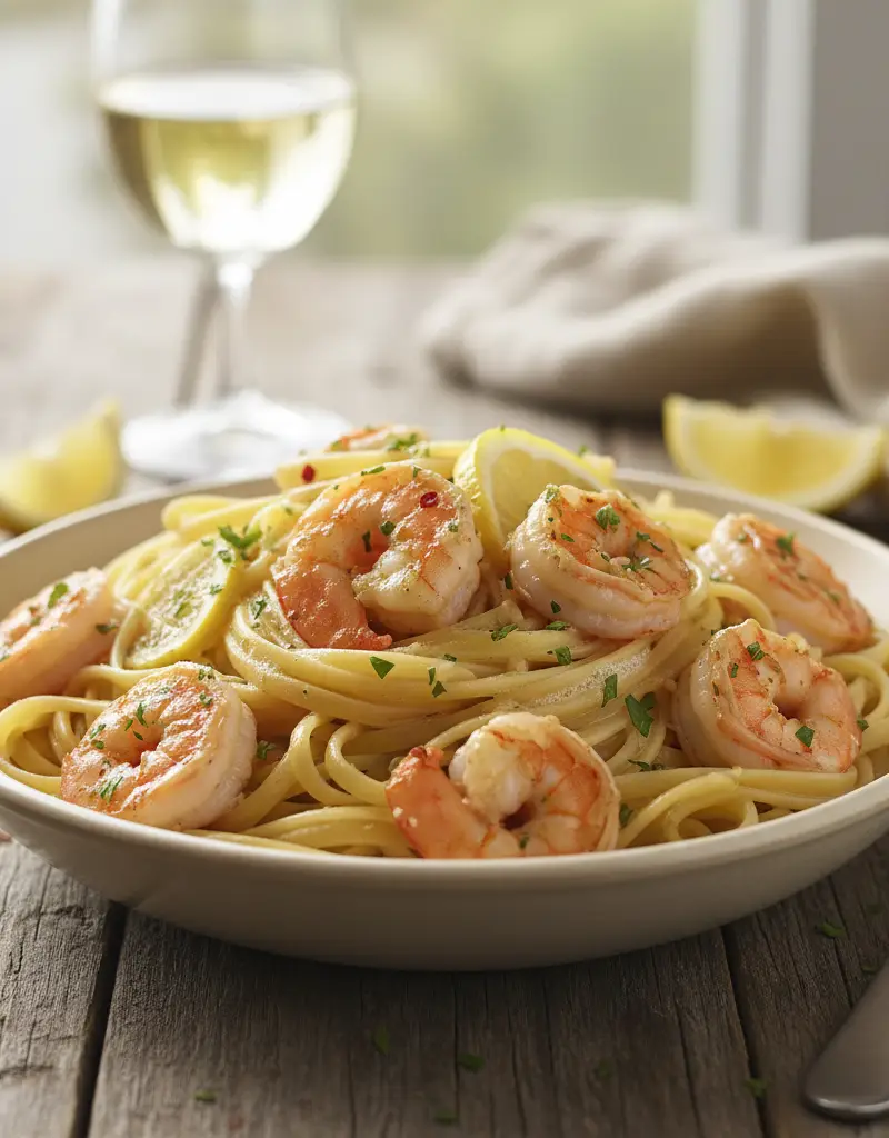 Shrimp Scampi Pasta