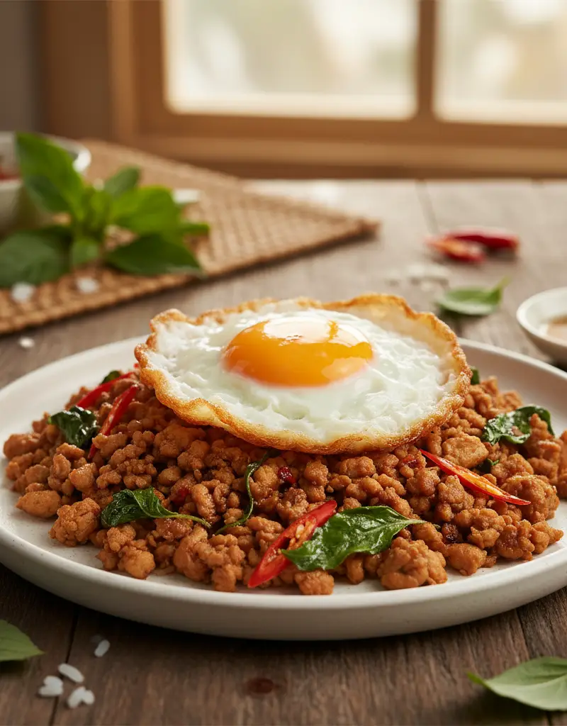Thai Basil Chicken (Pad Kra Pao)