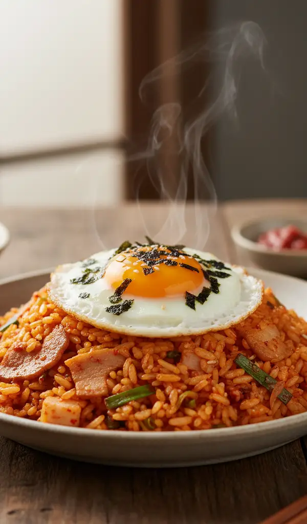 Korean Kimchi Fried Rice — Eggs recipe