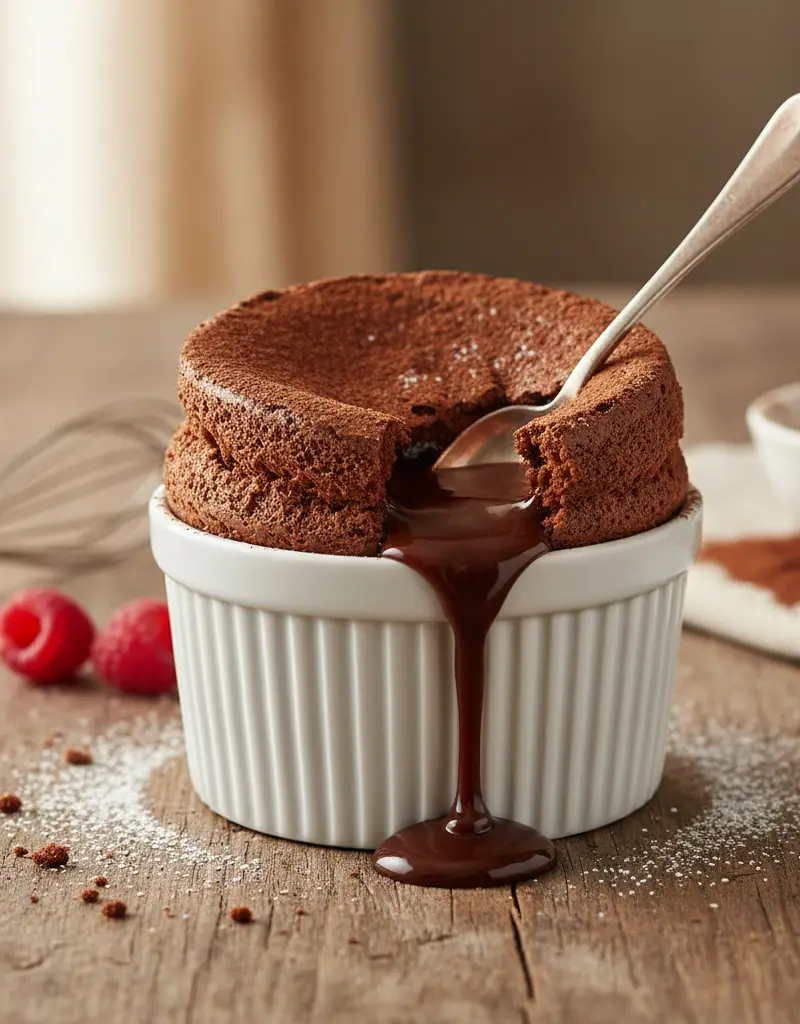 Classic French Chocolate Soufflé